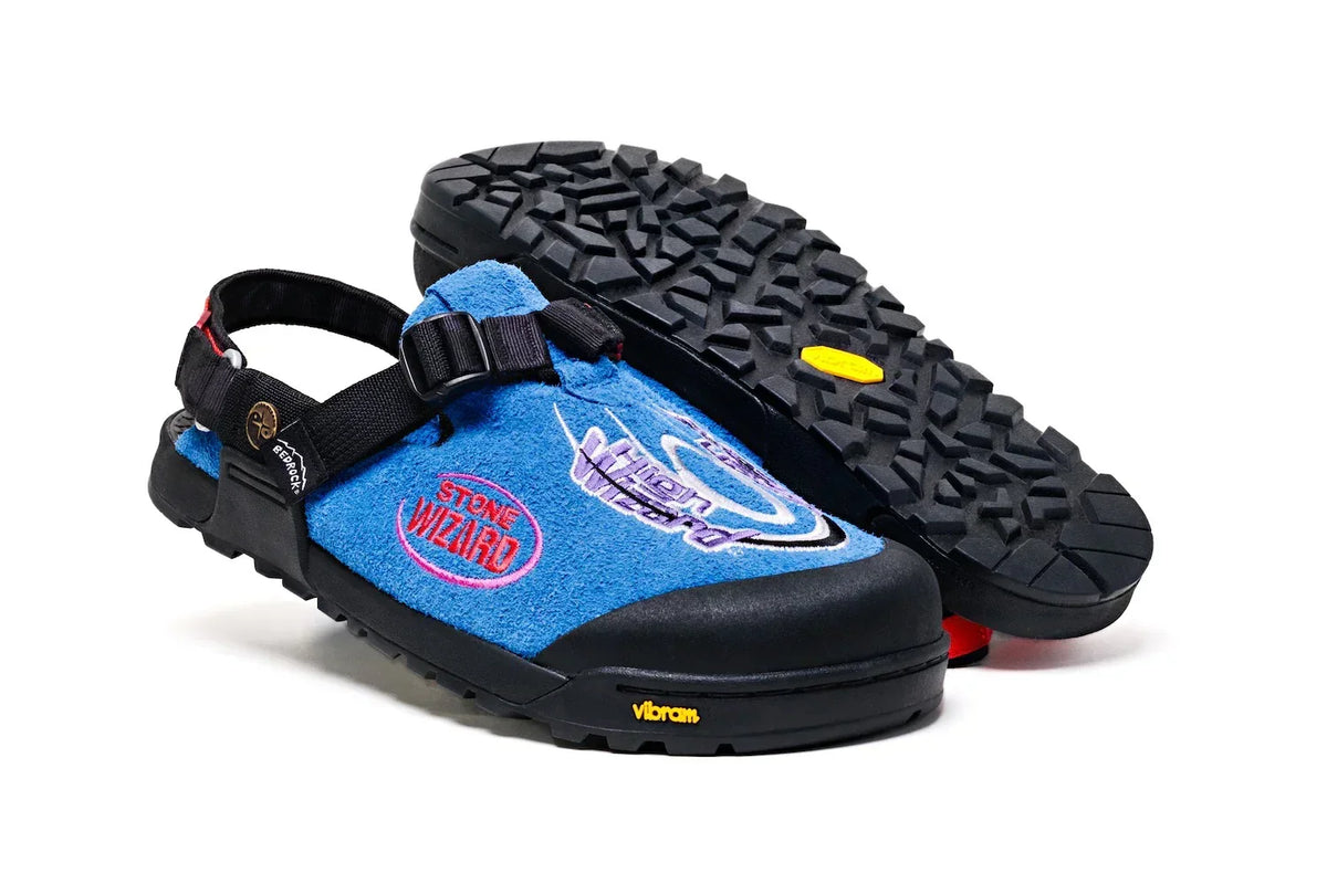 Stone Wizard Mountain Clog - Leather Suede (Cyber Blue)